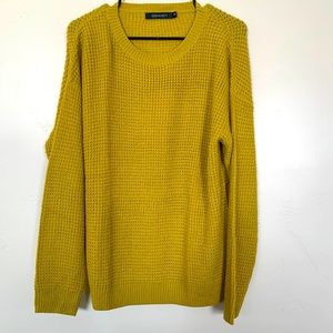 Mustard Knit Sweater NEW